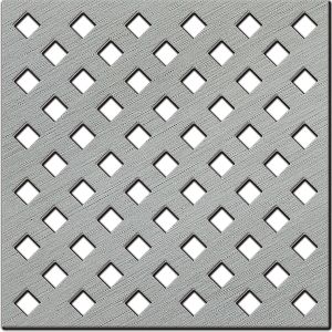 Quadratlochung, diagonal versetzte Reihen